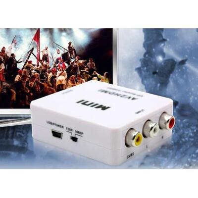 [패션플러스][땡꼬닷컴]HDMI 컨버터 AV to HDMI (38127044)(726861_38127044)