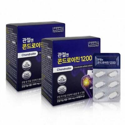 [패션플러스][주식회사비바데이]DE 주영엔에스 관절엔 콘드로이친 1200 60정 2박스 (52338680)(729876_52338680)