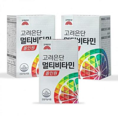 [패션플러스][주식회사비바데이]DE 고려은단 멀티비타민 올인원 60정 3개 (쿠팡판매X) (52338759)(729876_52338759)