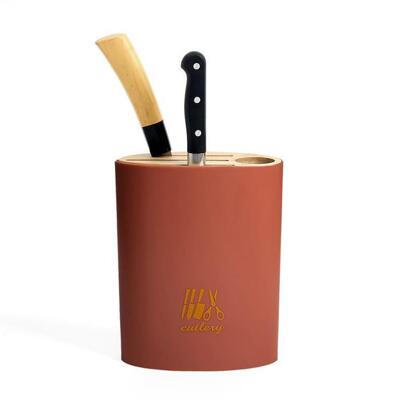 [패션플러스][모인샵]스윗키친 타원형 칼블럭(브릭레드) 칼꽂이 (27328923)(730608_27328923)