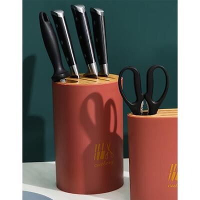 [패션플러스][모인샵]스윗키친 원형 칼블럭(브릭레드) 칼꽂이 (27328924)(730608_27328924)