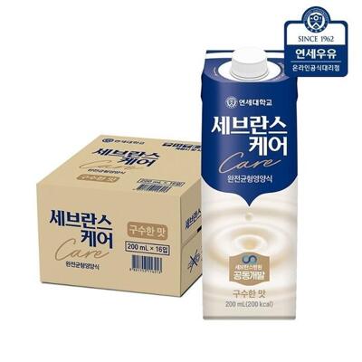 [패션플러스][셀러허브_RN][제휴] 연세 세브란스케어 구수한맛 200ml 16팩 (50836739)(738868_50836739)