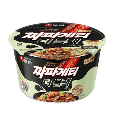 [패션플러스][케이티알파쇼핑]큰컵라면 농심 짜파게티 더블랙 90g 16개.(743047_5375978)