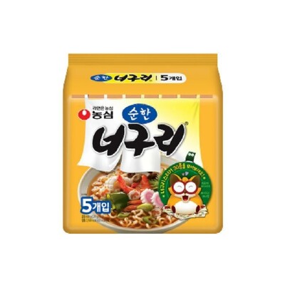 [패션플러스][케이티알파쇼핑][농심] 너구리 순한맛 멀티(5입) x 4팩(총 20봉지).(743093_3512446)