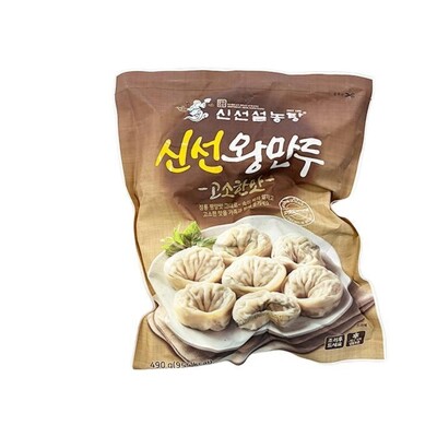 [패션플러스][케이티알파쇼핑]50906124-신선 왕만두 고소한맛 490g 아이스박스포장 u404007.(743316_10148261)