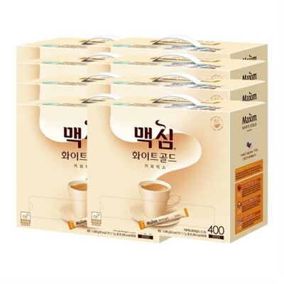 [패션플러스][케이티알파쇼핑]동서식품 맥심 화이트골드 믹스 400개입 8개.(743799_3513829)
