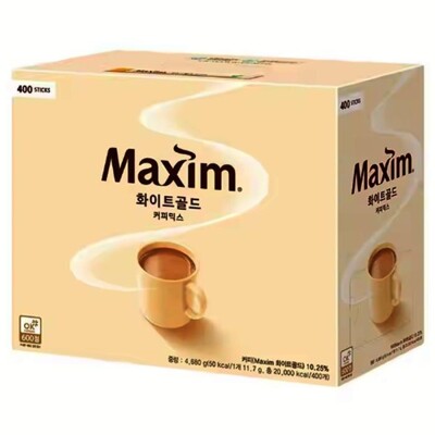 [패션플러스][케이티알파쇼핑]맥심 화이트 골드 커피 믹스 400T.(743893_8115755)