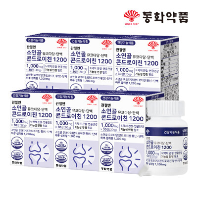 [패션플러스][동화약품]동화약품 관절엔 소연골 뮤코다당 단백 콘드로이친 1200 6병 (180정).(744126_2576193)