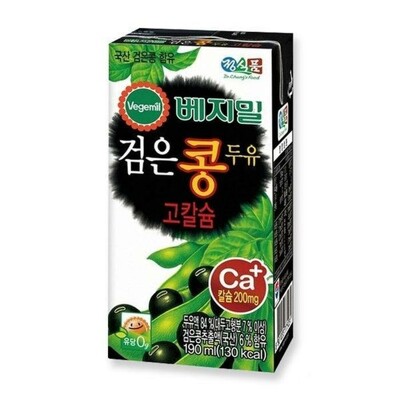 [패션플러스][케이티알파쇼핑][정식품] 정식품 베지밀 검은콩 두유 고칼슘 190ml 48개.(744372_3533709)