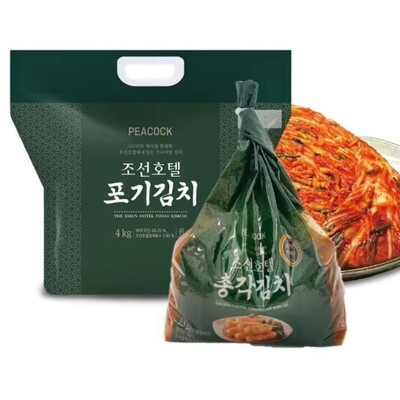 [패션플러스][케이티알파쇼핑][피코크] 조선호텔 포기김치 4kg+총각김치1.5kg.(744466_8584025)