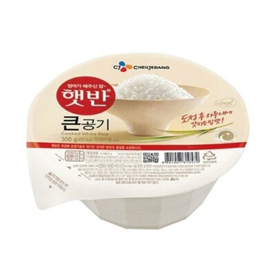 [패션플러스][케이티알파쇼핑]CJ제일제당 햇반 백미 큰공기 300g 18개.(744536_3673650)