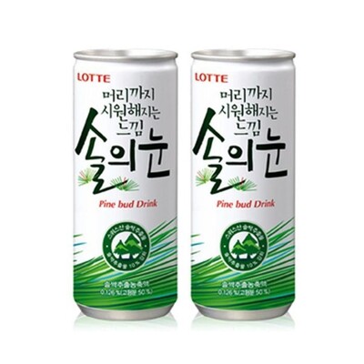 [패션플러스][케이티알파쇼핑]롯데칠성음료 머리까지 시원해지는 느낌 솔의눈 240ml 30개 /s.(744558_5374130)