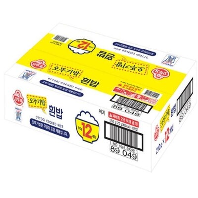 [패션플러스][케이티알파쇼핑]오뚜기 맛있는 밥 210g 24개입.(745230_7830769)