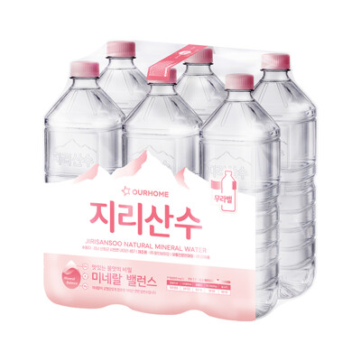 [패션플러스][아워홈]아워홈 지리산수 2Lx24개 블루 무라벨 생수 샘물..(749602_6181867)