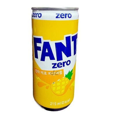 [패션플러스][케이티알파쇼핑]52539590-[코카콜라] 환타 제로 파인애플 215ml 12개(749730_11250375)