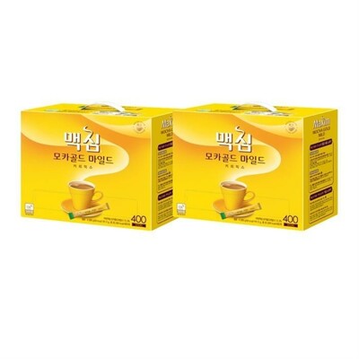 [패션플러스][케이티알파쇼핑]동서식품 맥심 모카골드 마일드 커피믹스 400개입 2개.(765489_3513537)