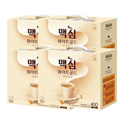 [패션플러스][케이티알파쇼핑]동서식품 맥심 화이트골드 믹스 400개입 4개.(765489_3513830)