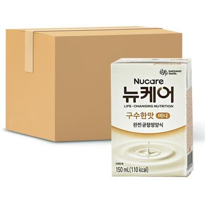 [패션플러스][비타하우스]뉴케어 미니 구수한맛 150ml x 24개 소용량 유동식 식사 드링크 부모님 선물 (49666327)(768033_49666327)