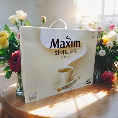[패션플러스][케이티알파쇼핑]맥심 화이트골드 커피믹스 스틱 400개입(771865_10605216)