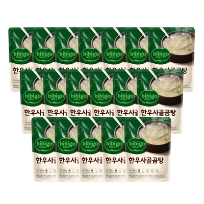 [패션플러스][CJ제일제당][CJ제일제당] CJ제일제당 비비고 한우사골곰탕500g x18개(773442_129502428)