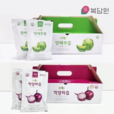 [패션플러스][기타][복길농원][복담원] 국내산 양배추즙 30포 + 적양파즙 30포 (총60포)_779161(779161_51357118_779161)