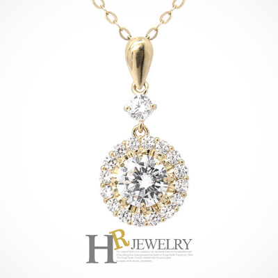 [패션플러스][호림쥬얼리]14K정.품)세련)예쁜(HR)14K 뷰티 써니 펜던트(5455_HGP146_5)