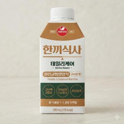 [패션플러스][서울우유]서울우유 한끼식사 데일리 케어 구수한 맛, 190ml, 18개+18개 (52609706)(738135_52609706)