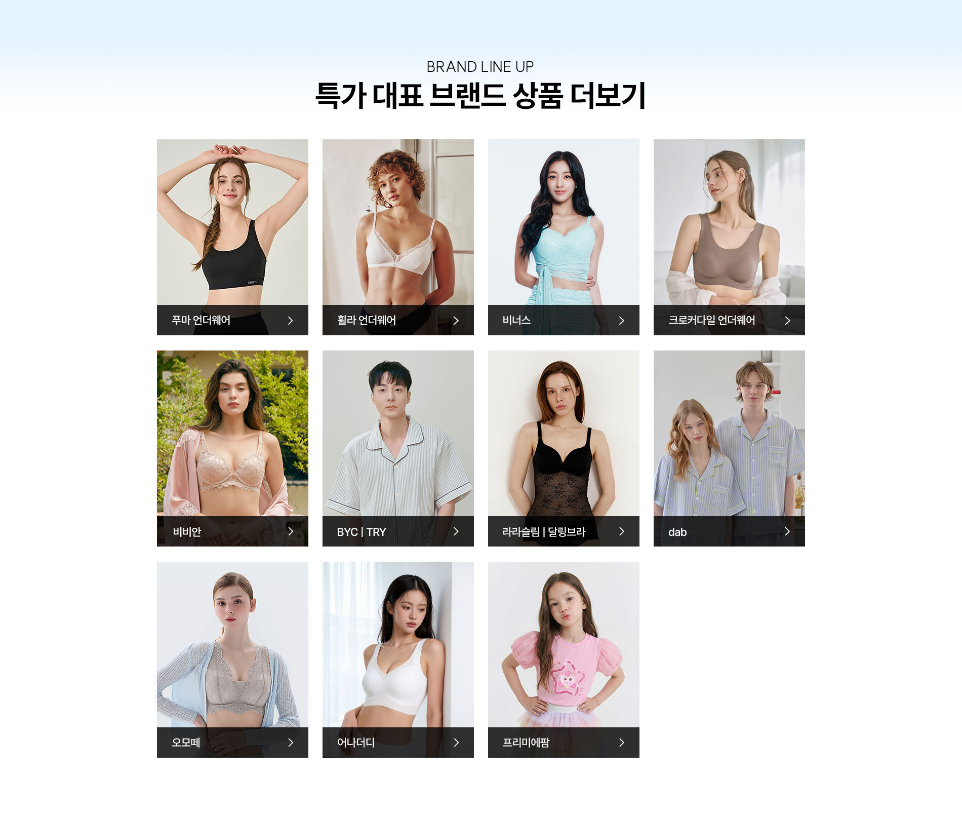 BRAND LINE UP