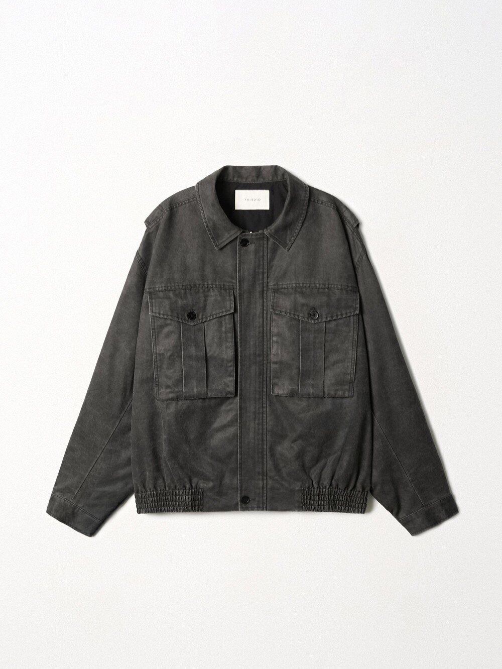 Waxed Utility Jacket Charcoal